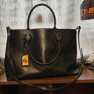 Ralph Lauren Black Tote Bag